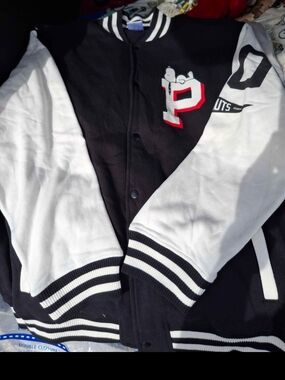 Black & White Varsity Letterman Snoopy Athletic Department Limited Edition Dead